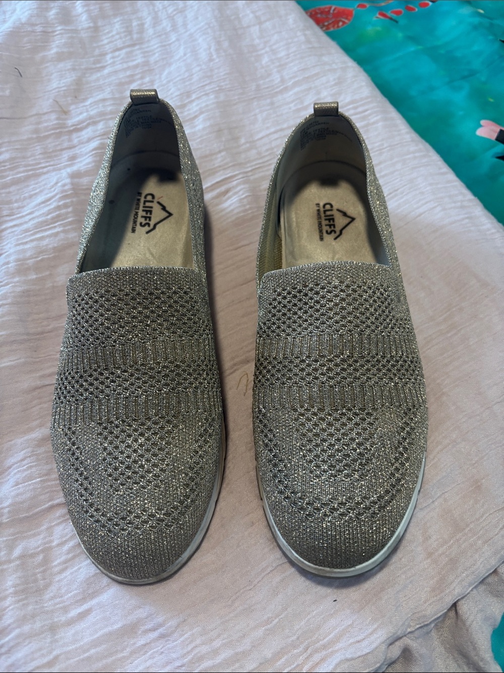 Golden shoes